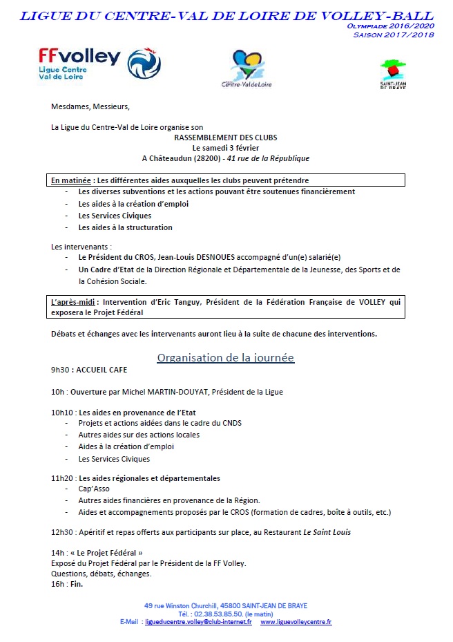 Rassemblement des Clubs 2018 Chateaudun